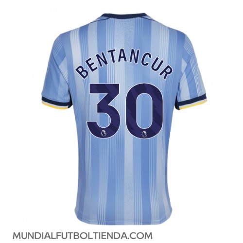 Camiseta Tottenham Hotspur Rodrigo Bentancur #30 Segunda Equipación Replica 2024-25 mangas cortas